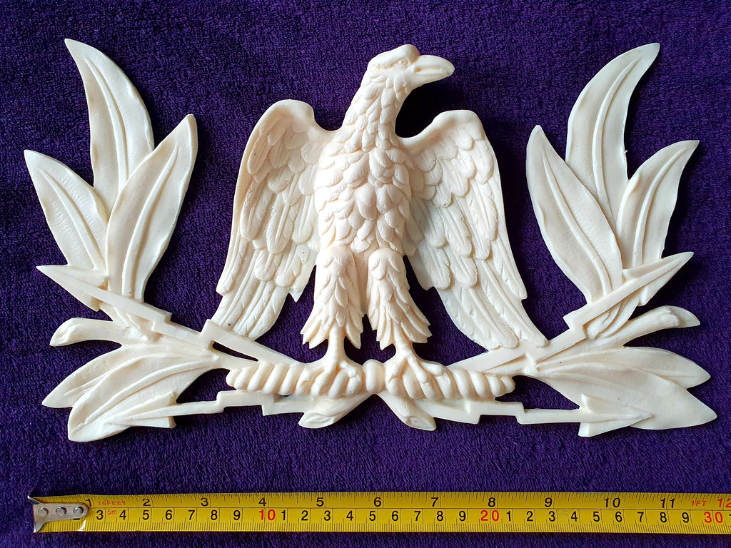 ORNATE LARGE ANTIQUE STYLE EAGLE WALL MIRROR MOULDING DECORATION (No135)