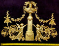 LARGE LOUIS XVI PLASTIC ORNATE WALL MIRROR MOULDING DECORATION (No149)