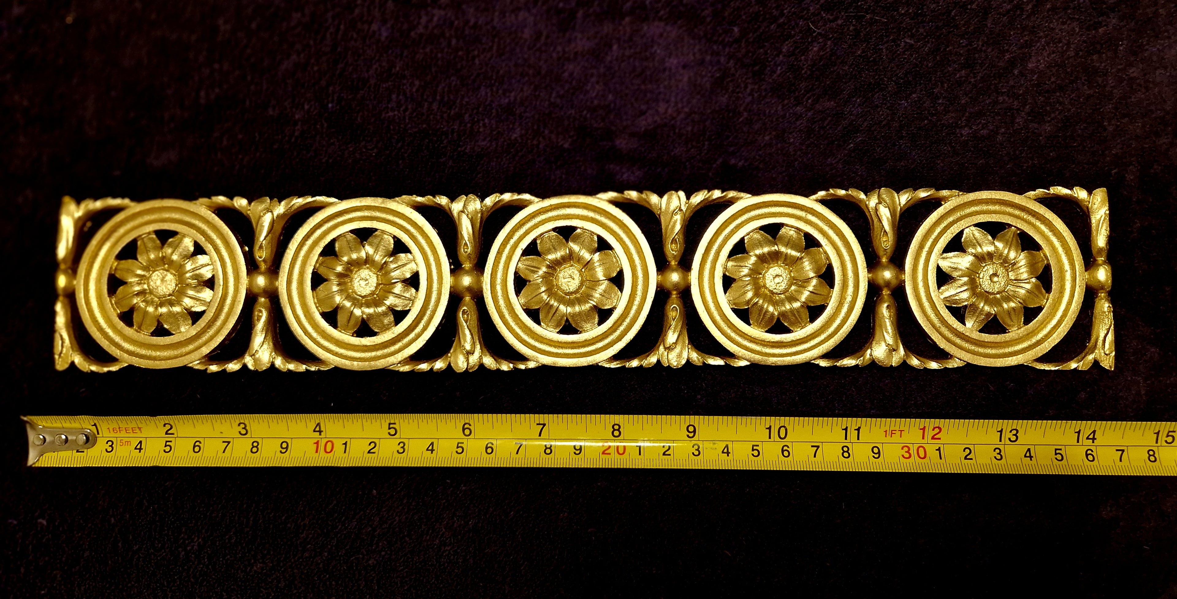 LARGE LOUIS XVI URN PLASTIC ORNATE WALL MIRROR MOULDING DECORATION (No156)