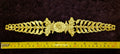 DECORATIVE PLASTIC MOULDING LOUIS XVI ANTIQUE STYLE APPLIQUE GILT WHITE WALL DECORATION (No159)
