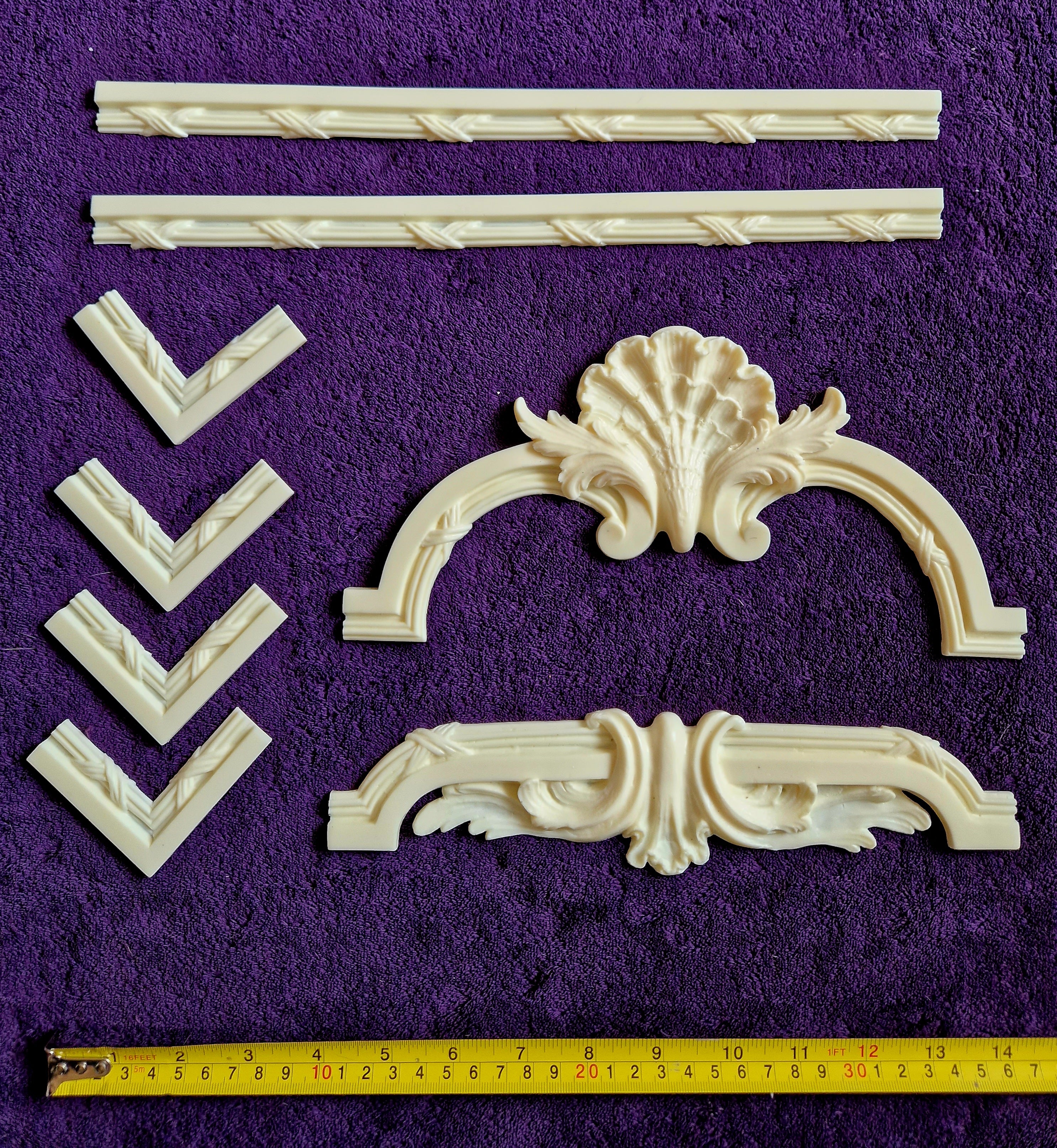 1 LARGE FRAME EMPIRE WALL MOULDING ONLAY APPLIQUE (No178)
