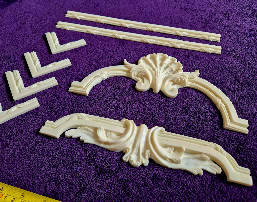 1 LARGE FRAME EMPIRE WALL MOULDING ONLAY APPLIQUE (No178)