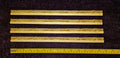 4 PLASTIC DECORATIVE MOULDING STRAIGHT RAIL FRAME DECORATION (179)