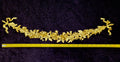 DECORATIVE MOULDING WALL DECORATION RIBBON FLORAL SWAG (No182)