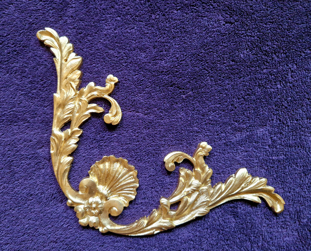 PAIR DECORATIVE MOULDING ANTIQUE STYLE WALL MIRROR DECORATION (No191)