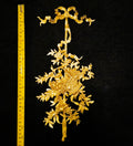 DECORATIVE MOULDING WALL DECORATION RIBBON FLORAL SWAG DROP (No203)