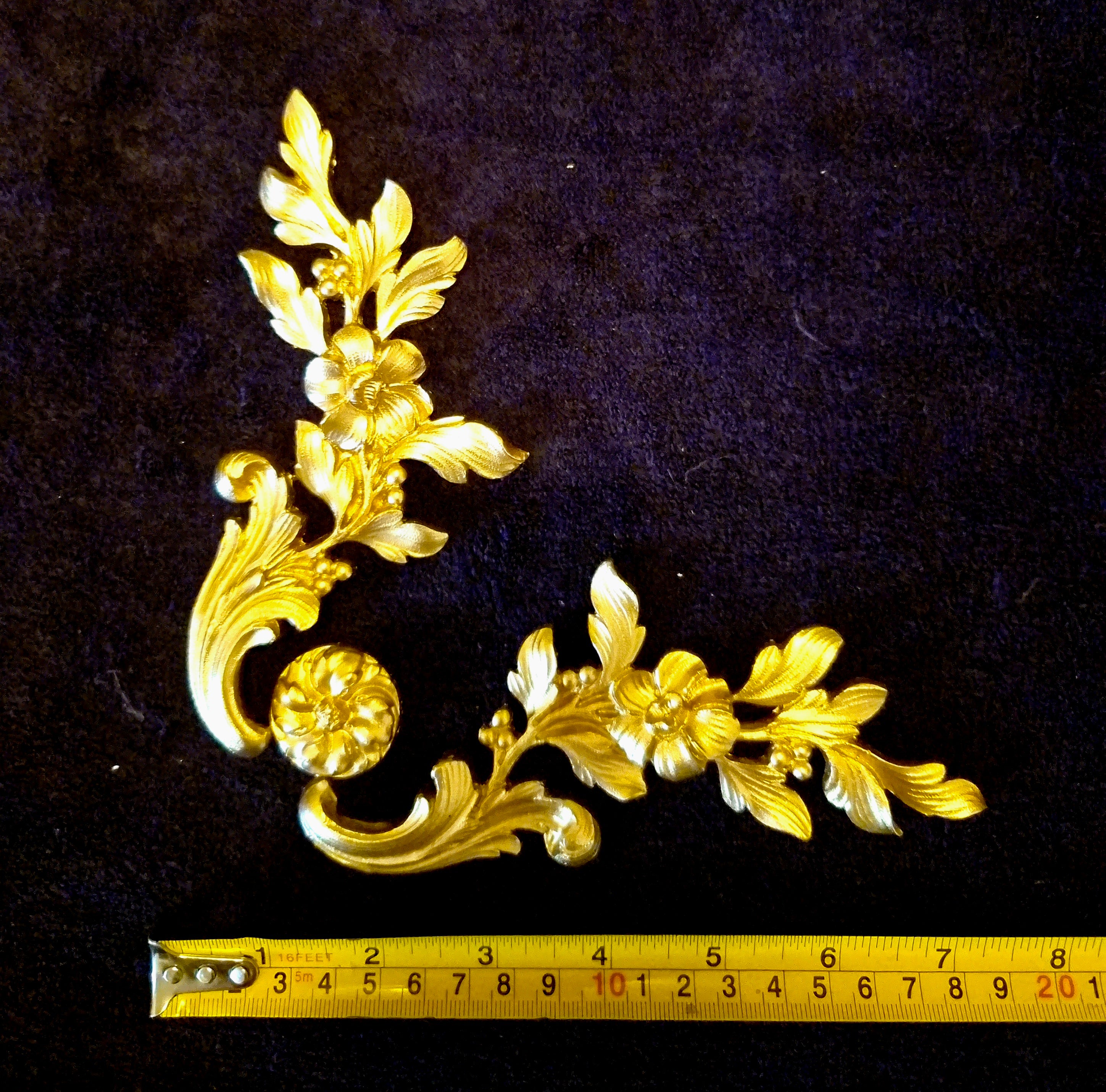 DECORATIVE MOULDING WALL DECORATION CORNER RIBBON FLORAL SWAG (No205)