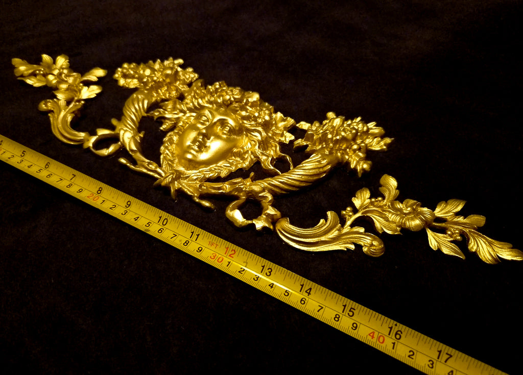 ORNATE ANTIQUE STYLE WALL ONLAY MIRROR MOULDING DECORATION (No205)