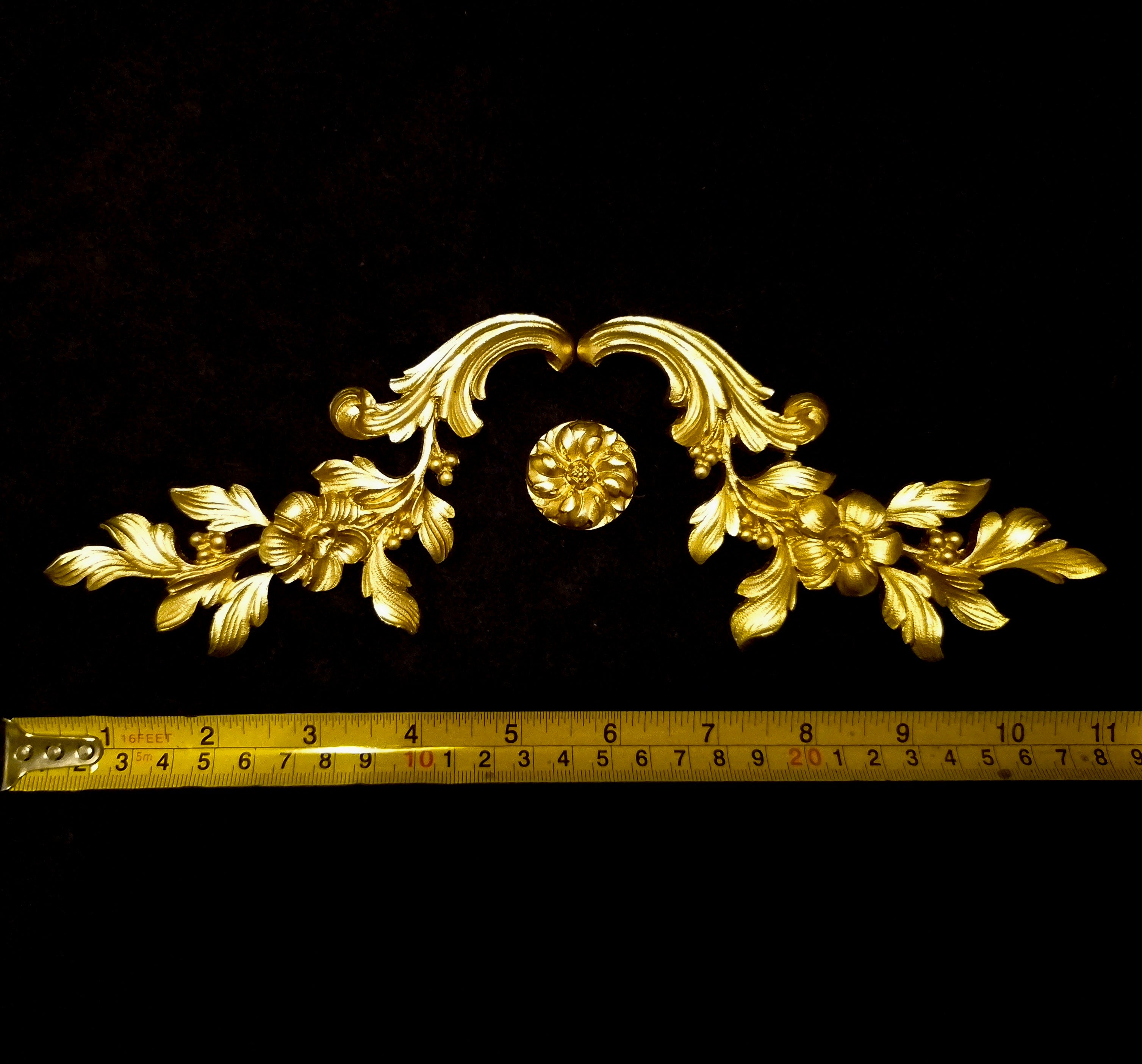 DECORATIVE MOULDING WALL DECORATION CORNER RIBBON FLORAL SWAG (No205)