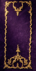 1 DECORATIVE ANTIQUE LOUIS XV STYLE GILT OR WHITE WALL PANELLING PANEL (No117)